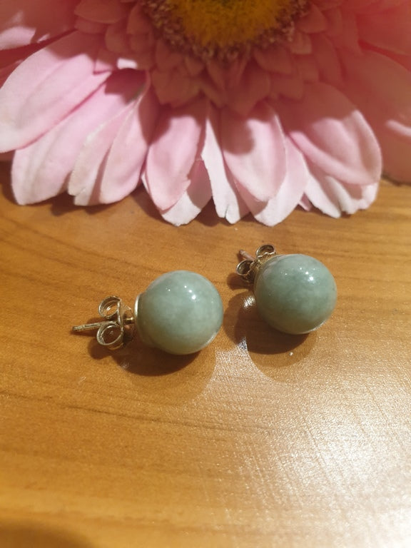 boucles jade 8mm
