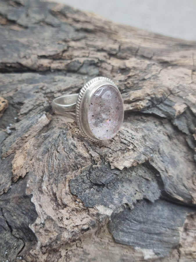 Bague Inclusions Quartz Fraise