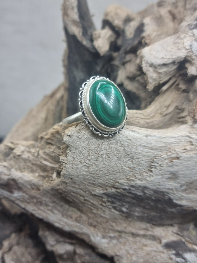 Bague Malachite