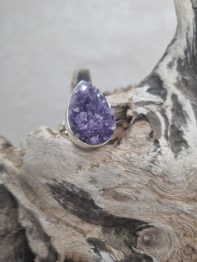 Bague améthyste géode- EXCEPTION