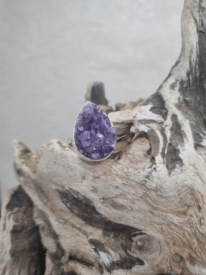 Bague améthyste géode- EXCEPTION