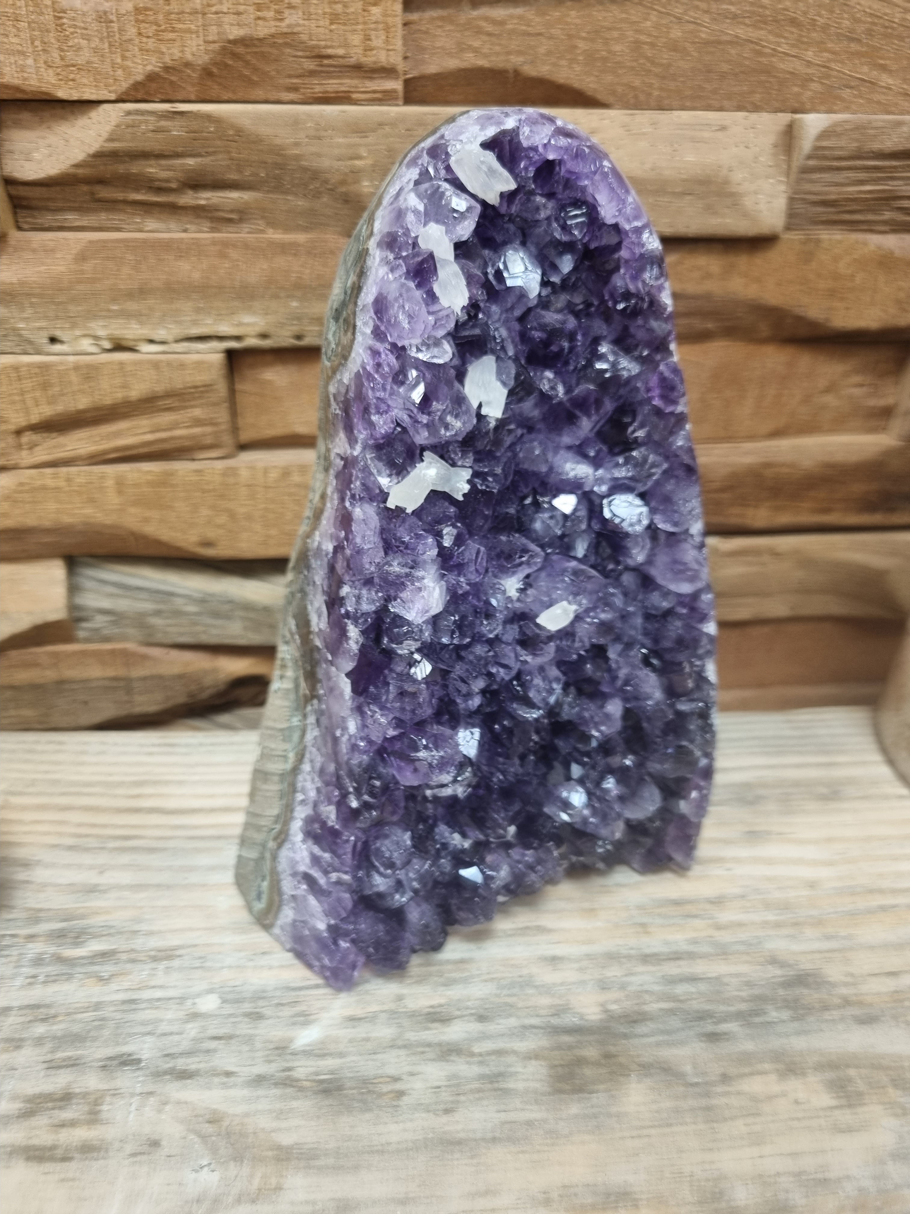 Géode d'Améthyste et cristal