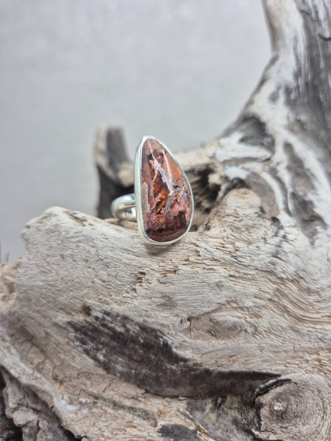 Bague opale de feu