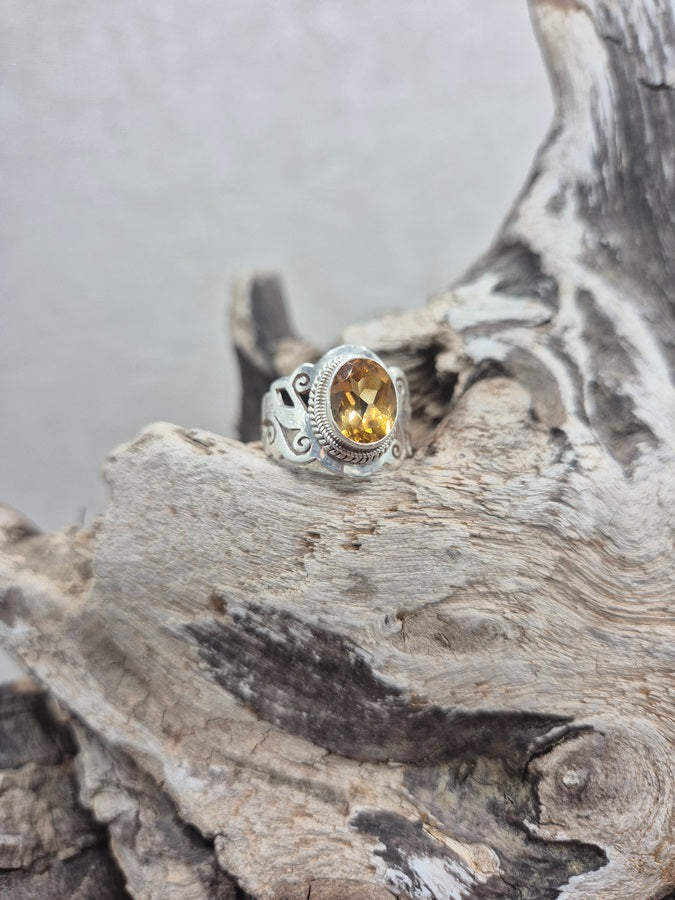 Bague citrine LAUVIAH