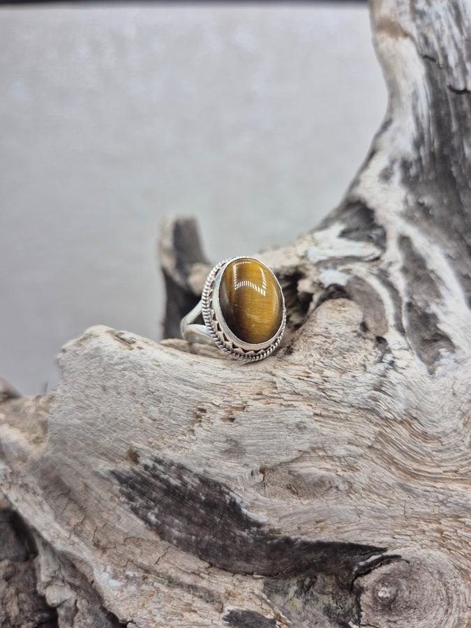 Bague oeil de tigre