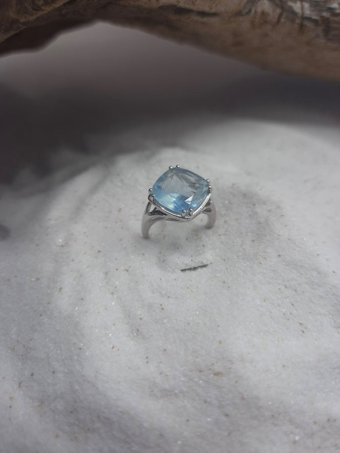 Bague Théia - Aigue marine