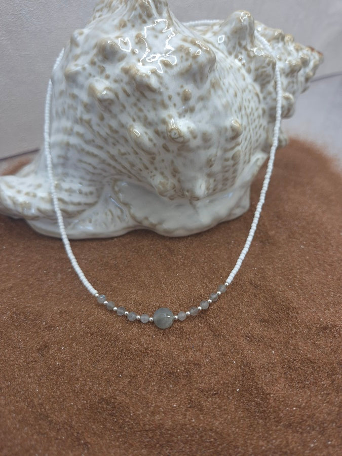Collier labradorite- SOLEIL
