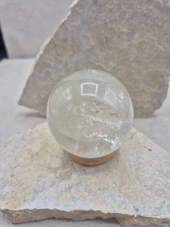 Sphère cristal de roche