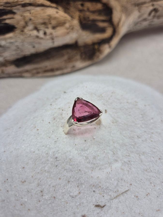 Bague tourmaline rose - RARE