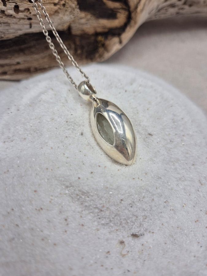 Pendentif améthyste verte - Rare