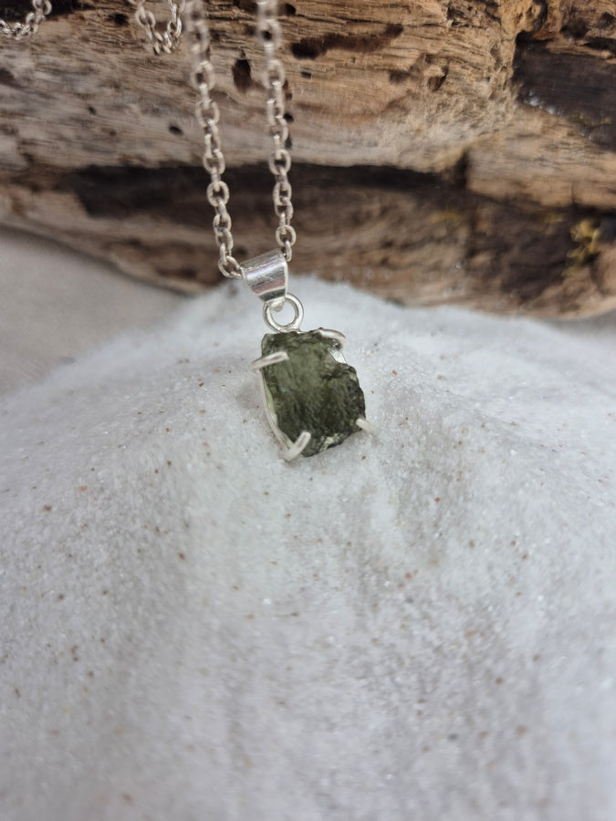 Pendentif moldavite - RARE