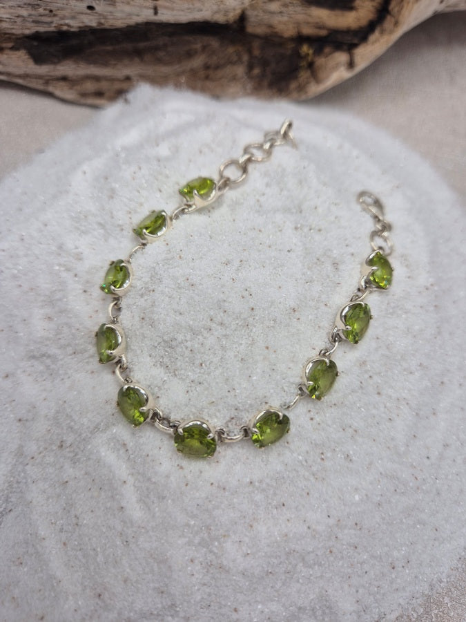 Gourmette péridot - EXTRA