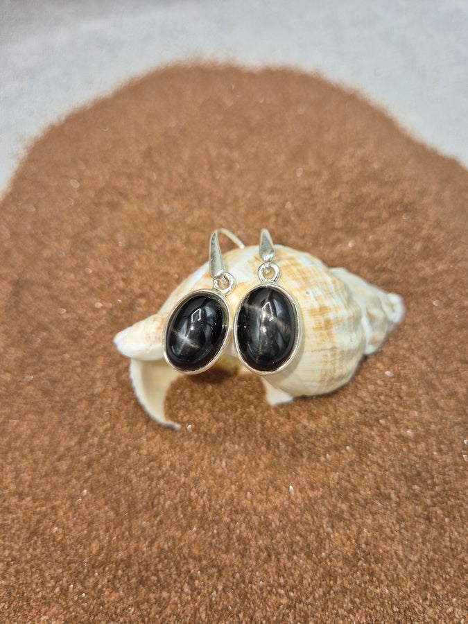 Boucles d'oreilles en black star