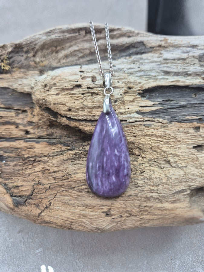 Pendentif charoïte extra