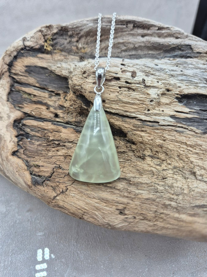 Pendentif préhnite