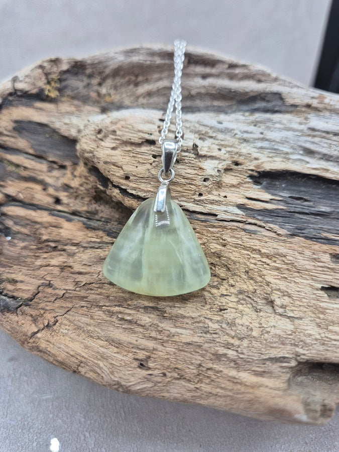 Pendentif préhnite