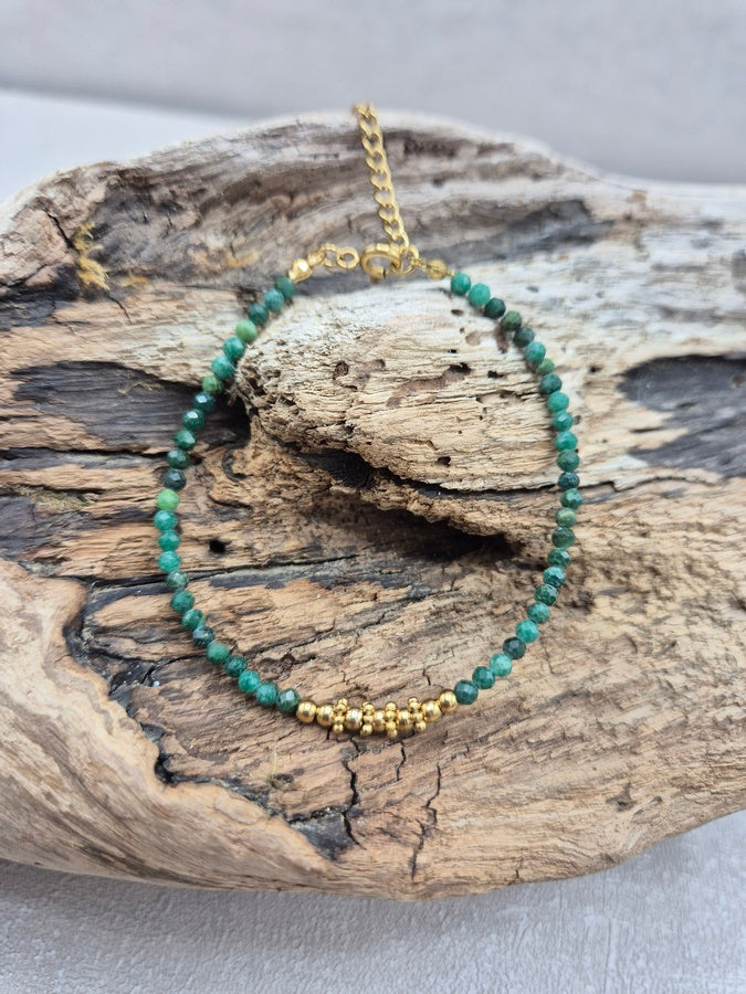 Bracelet petite perles fuschite