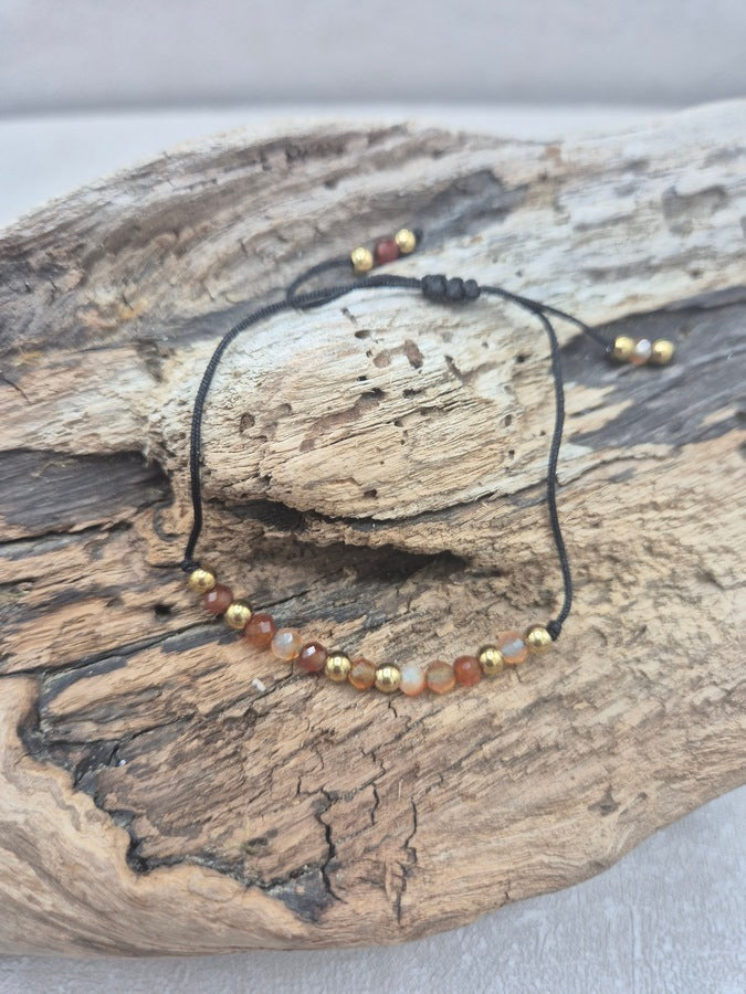 Bracelet mala cornaline