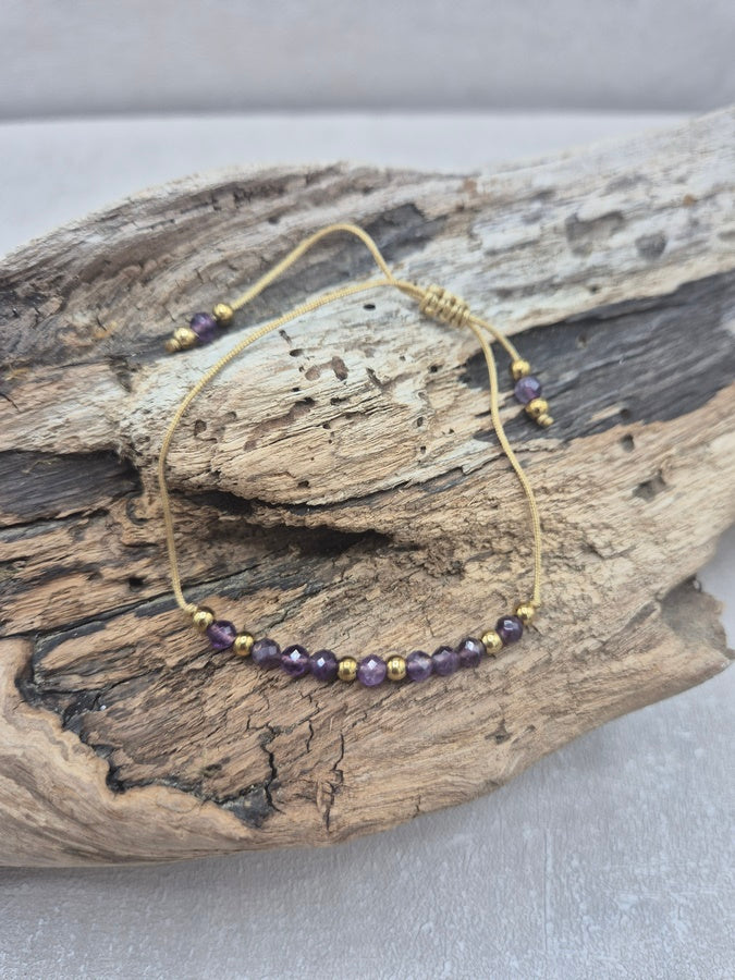 Bracelet mala améthyste