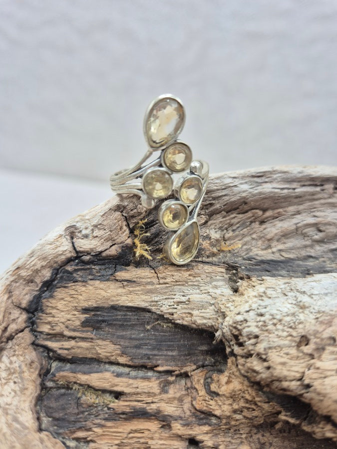 Bagues argent multi citrine