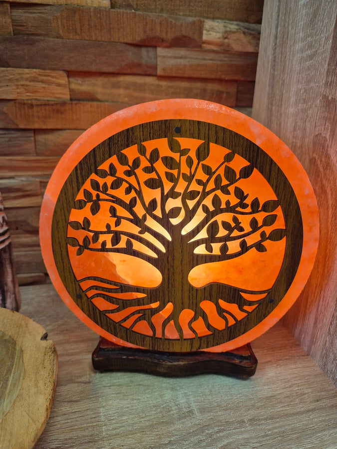 Lampe de sel arbre de vie