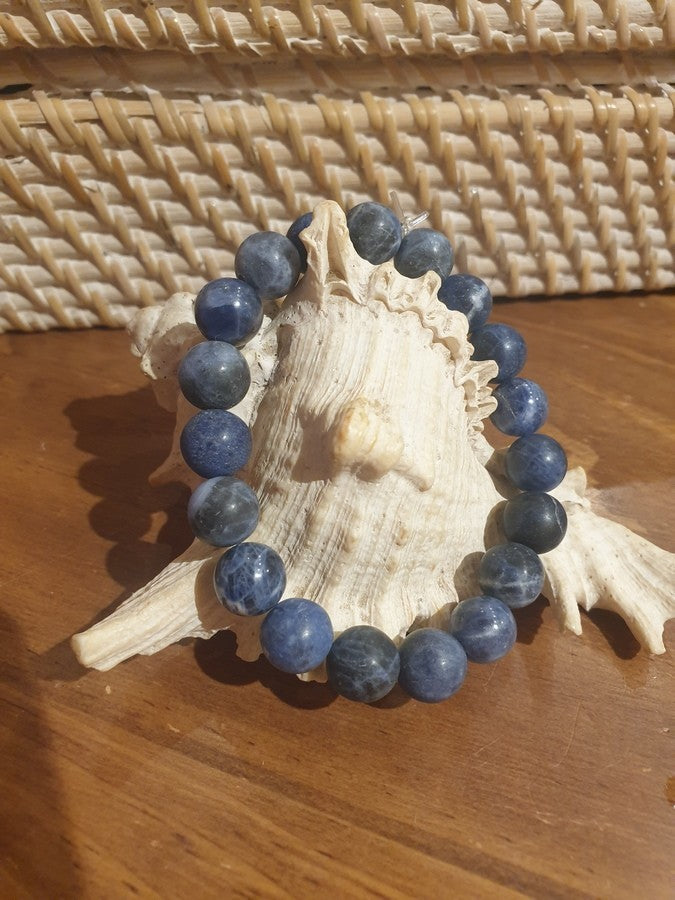 Bracelet sodalite mat et brillante